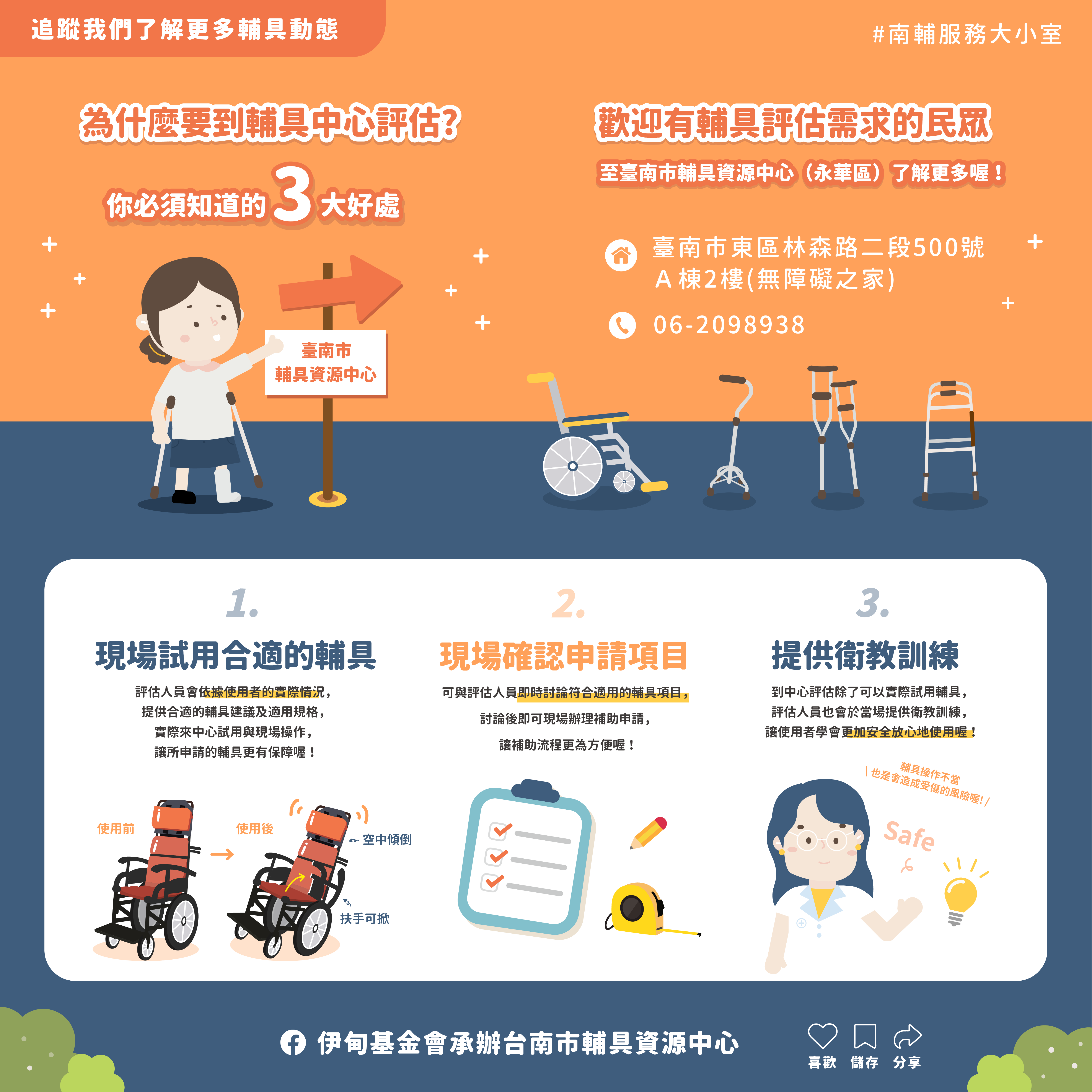 為什麼要到輔具中心評估？你必須知道的3大好處！相關圖示，圖示內容不影響此文章完整性